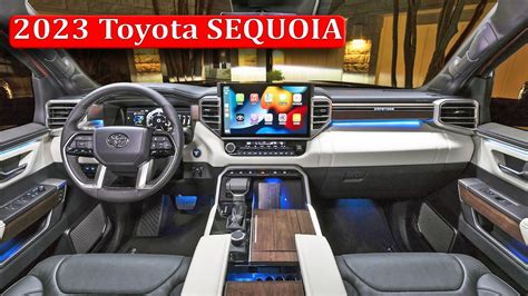 2023 Toyota Sequoia Interior All Trims And Features Youtube