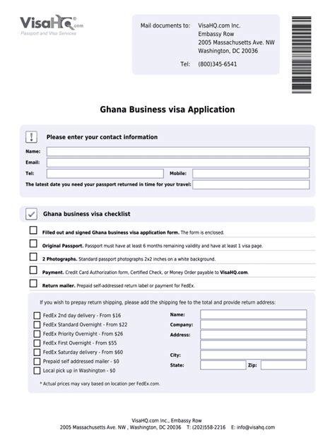 Business Visa Hq Form Fill Out And Sign Printable Pdf Template