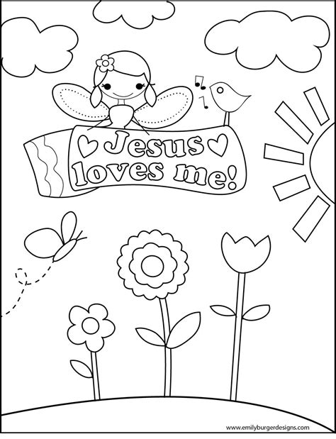 Colouring Pages Jesus Loves Me Jesus Coloring Pages Coloring Home