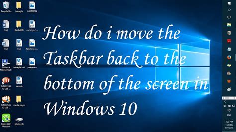 How To Move Your Windows Taskbar Icons Back To The Left Corner Gayan