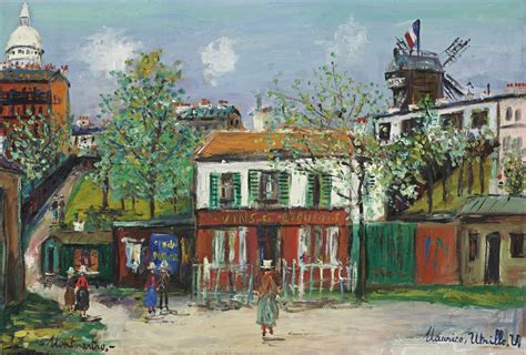 Le Maquis De Montmartre 1948 Maurice Utrillo 1883 1955 Montmartre