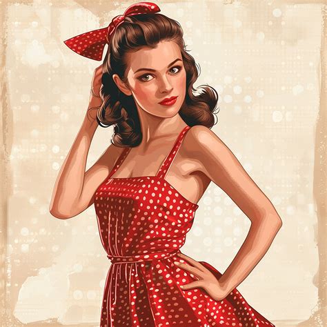 Vintage Fashion Clipart Sexy Pin Up Girl Pretty Woman Lingerie Digital
