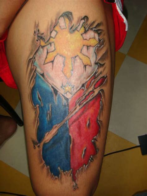 Philippine Flag Philippine Flag Filipino Tattoos Phil