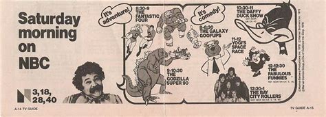 Nbc Saturday Morning Cartoons Ad 1978 Flickr Photo