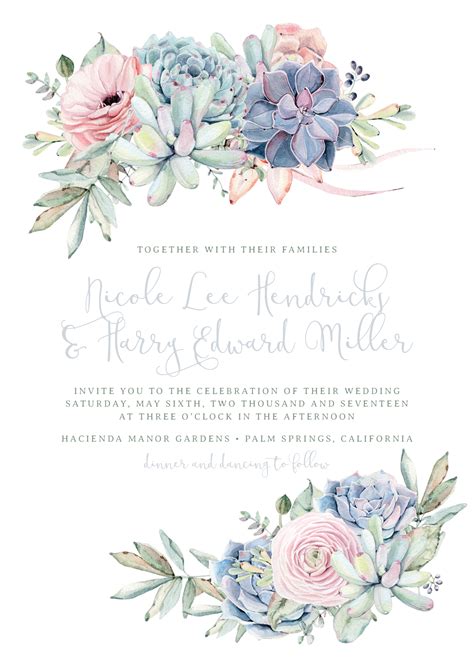 Flower clipart wedding invitation, Flower wedding invitation Transparent FREE for download on ...