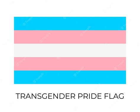 Premium Vector Transgender Pride Flag Symbol Of Lgbt Community Vector