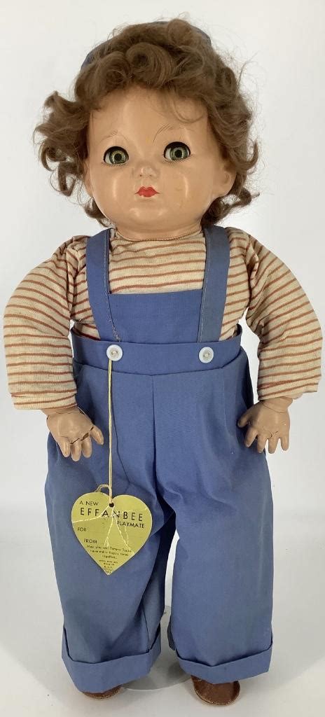 Lot 19 Effanbee Composition Doll Tommy Tucker With Flirty Eyes In