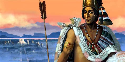 Aztec Emperor Moctezuma Ii Conquistador Aztecas Cultura
