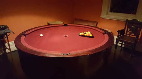 This Round Pool Table Rmildlyinteresting