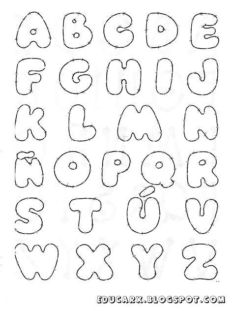 Desenho De Letras Do Alfabeto