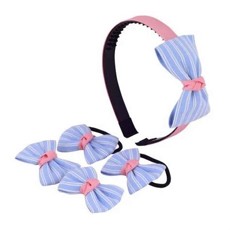 Crya Stripes Bow Hair Accessory Set At Rs 250piece हेयर बोज In