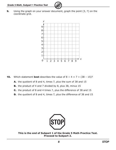 (a) (fg)'(5) (b) (f/g)'(5) (c) (g/f)'(5). 5th Grade Entrance Test - Lindsey Miller | Library | Formative