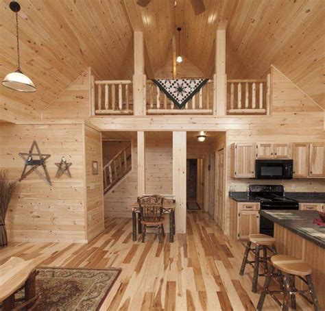 Deluxe Lofted Barn Cabin Interior Finished Deluxe Lofted Barns Joy
