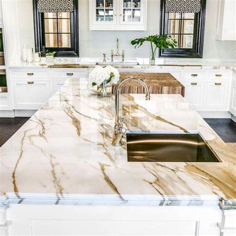 Calacatta Gold Marble Kitchen Bathroom Countertops