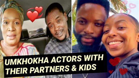 Umkhokha Actors And Their Partnerskids In Real Life 2023 Youtube