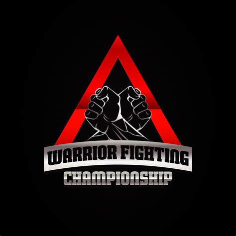 Two Fists In Triangle Fighting Logo 660911 Vector Art At Vecteezy