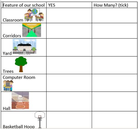 Mash 1st 2nd Class Our School Worksheet Pack