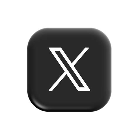 X 3d Icon 29129369 Png