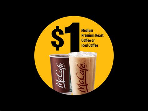 1 Medium Coffee Or Iced Coffee At Mcdonalds Canada On April 28 2021