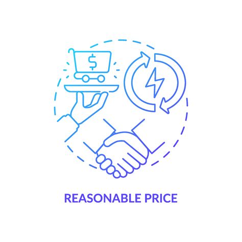 Reasonable Price Concept Icon 2342852 Vector Art At Vecteezy