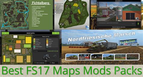 Best Fs 17 Maps Mods Pack Collection For 2017 Farming Simulator 17