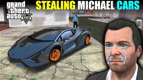 franklin steal micheal s new car gta v 3 youtube