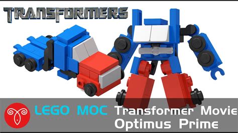 Lego Moc Transformers Mini Movie Optimus Prime Instruction Youtube