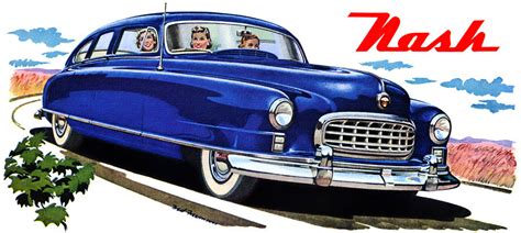 Plan59 :: Classic Car Art :: Vintage Ads :: 1950 Nash Airflyte