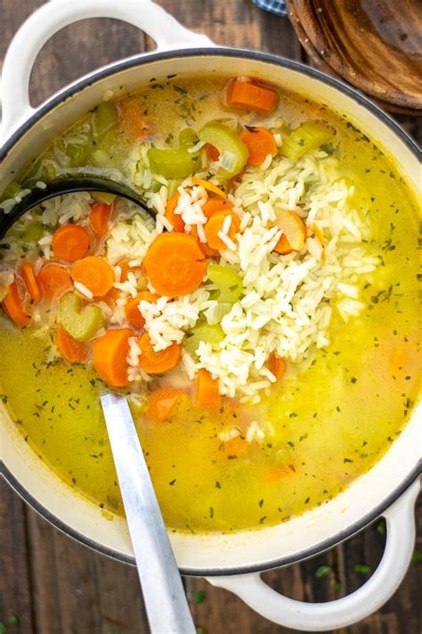 simple vegetable rice soup the schmidty wife