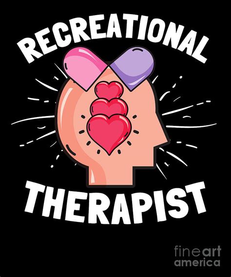 Recreational Therapy Therapist Rt Month Recreation Digital Art By