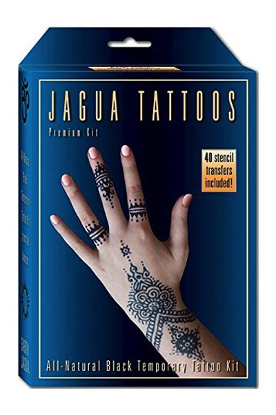 Earth Henna Organic Jagua Black Temporary Tattoo And Body Painting