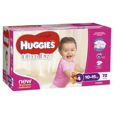 Buy Huggies Ultra Dry Nappies Jumbo Pack Toddler Girl At Mighty Ape