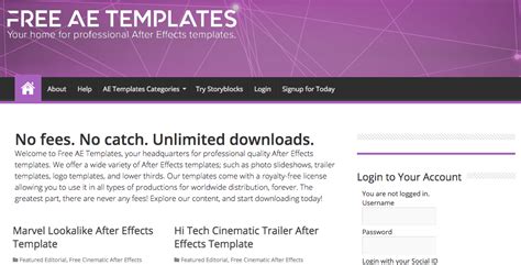 Find After Effects Intro Templates Using These 10 Sites and Pages