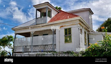 A Historic Building In Downtown Belize City Stock Photo Alamy