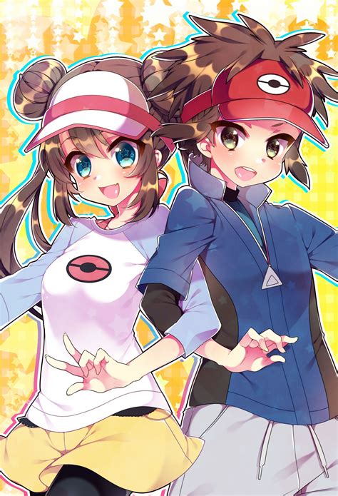 Rosa And Nate Pokemon Game Characters Pokemon Characters Anime Shows