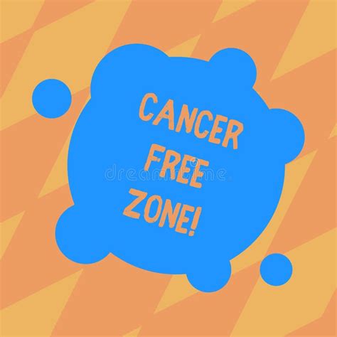 Text Sign Showing Cancer Free Zone Conceptual Photo Club For Educating
