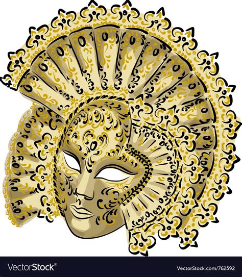 Venetian Carnival Mask Royalty Free Vector Image