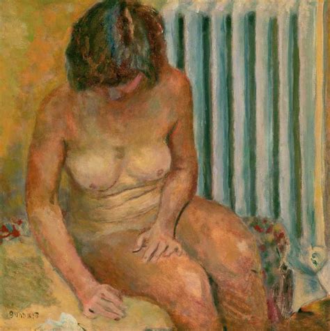 Nude By The Radiator Pierre Bonnard