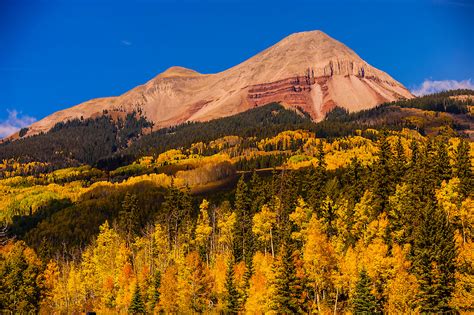 Fall Color Engineer Mountain San Juan Mountains North Of Durango