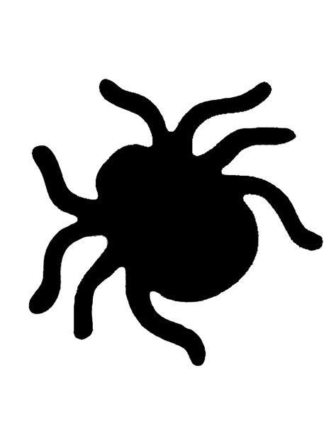 Spider Stencils Free Stencils And Template Cutout Printable