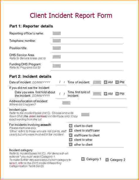 How To Write Up An Incident Report At Work