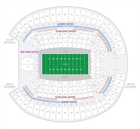 Centurylink Field Seating Chart With Row Numbers 13 Centurylink Seating