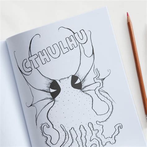 Jean green can't be seen. Crazy Creatures Coloring Book