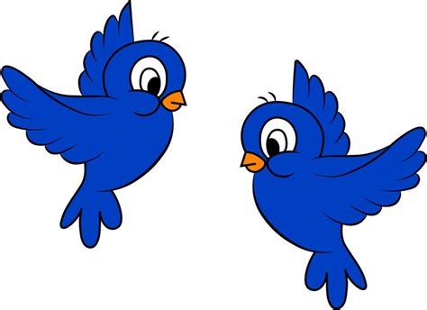 Blue bird.com visit this website. Custom birds Cartoon Birds blue birds Layered birds | Etsy