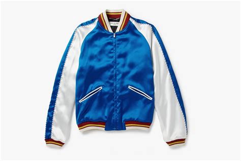 7 Of The Best Luxury Varsity Jackets For Spring Satin Bomber Jacket