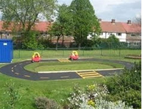 Race Track For The Kids Outside For Cars Theme Backyard Playground