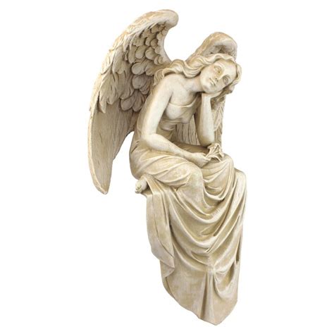 Design Toscano Resting Grace Sitting Angel Statue And Reviews Wayfair