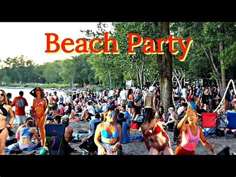 Beach Walk Toronto Cherry Beach Party Youtube