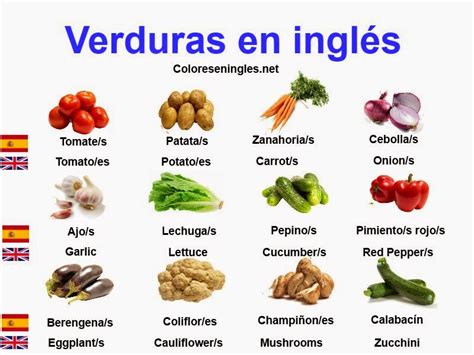 Como su nombre indica, describe 500 especies de cactus, pero se enfoca en aquellas más accesibles a los. Verduras con nombres en ingles mas imágenes | Material ...