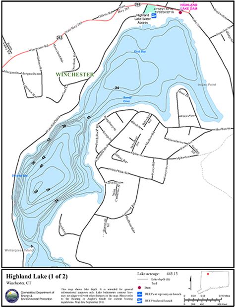 Highland Lake Map Northeastbass